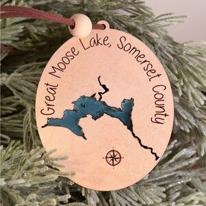 Great Moose Lake Somerset County Ornament